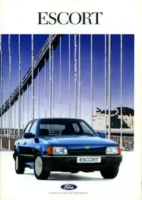 Ford Escort Prospekt 12.1989
