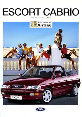 Ford Escort Cabrio Prospekt 1.1994