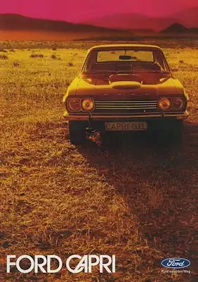 Ford Capri I Prospekt 8.1972