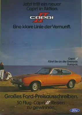 Ford Capri II Prospekt 3.1974