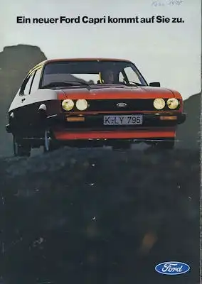 Ford Capri III Prospekt 1.1978