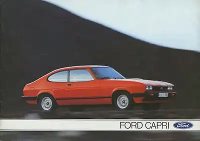 Ford Capri III Prospekt 8.1977