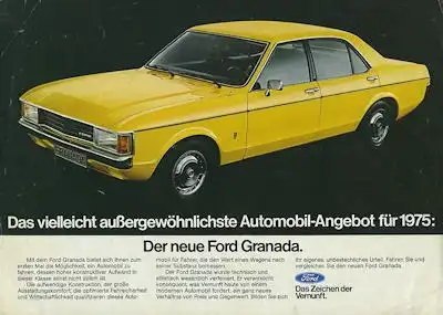 Ford Granada Prospekt 2.1975