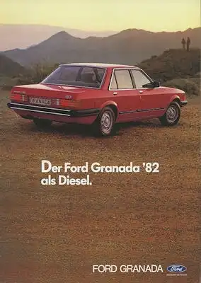 Ford Granada Diesel Prospekt 12.1981