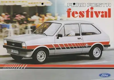 Ford Fiesta Festival Prospekt ca. 1981