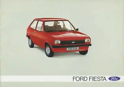Ford Fiesta Prospekt 8.1977