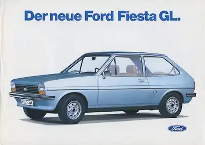 Ford Fiesta GL Prospekt ca. 1980