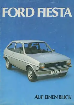 Ford Fiesta Prospekt 6.1978