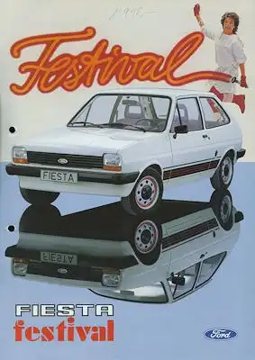 Ford Fiesta Festival Prospekt 11.1982