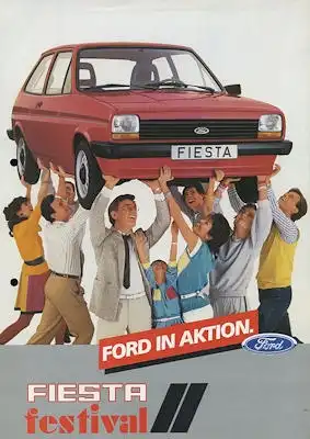 Ford Fiesta Festival Prospekt 3.1983