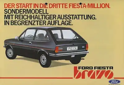 Ford Fiesta Festival Prospekt 3.1981