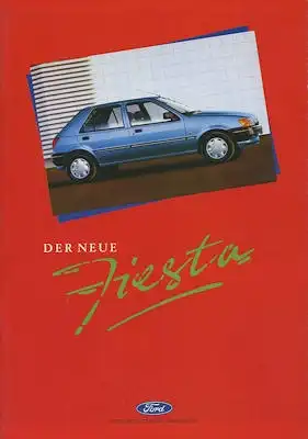 Ford Fiesta Prospekt 6.1989