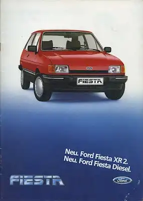 Ford Fiesta Prospekt 12.1983