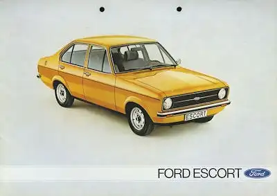 Ford Escort Prospekt 8.1977