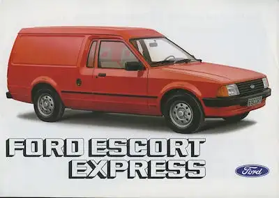 Ford Escort Express Prospekt 6.1981