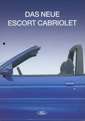 Ford Escort Cabrio Prospekt 2.1995