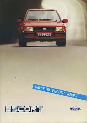 Ford Escort Prospekt 8.1983