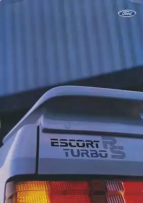 Ford Escort RS Turbo Prospekt 11.1984