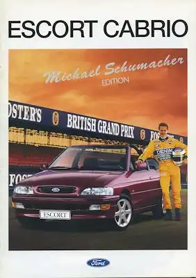 Ford Escort Cabrio M.Schumacher Edition Prospekt 5.1993