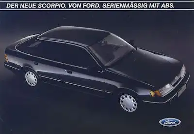 Ford Scorpio Prospekt ca. 1986