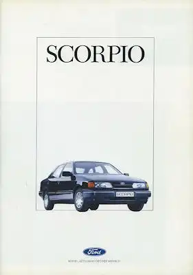 Ford Scorpio Prospekt 12.1986