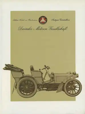Mercedes-Benz 100 Jahre Daimler Motoren Gesellschaft 1890-1990