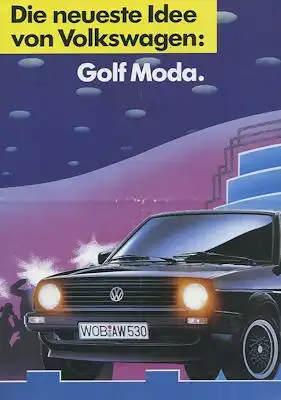 VW Golf 2 Moda Prospekt 4.1990