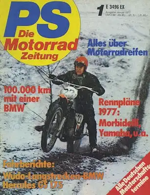 PS Die Motorradzeitung 1977 Heft 1