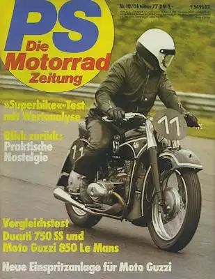 PS Die Motorradzeitung 1977 Heft 10