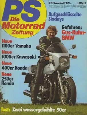 PS Die Motorradzeitung 1977 Heft 11
