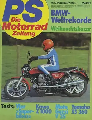 PS Die Motorradzeitung 1977 Heft 12