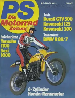 PS Die Motorradzeitung 1978 Heft 3