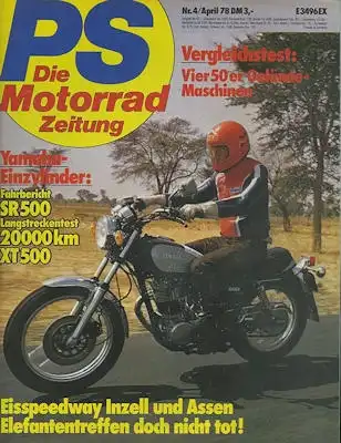 PS Die Motorradzeitung 1978 Heft 4