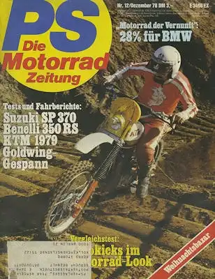 PS Die Motorradzeitung 1978 Heft 12