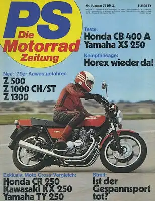 PS Die Motorradzeitung 1979 Heft 1