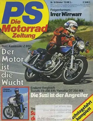PS Die Motorradzeitung 1979 Heft 10