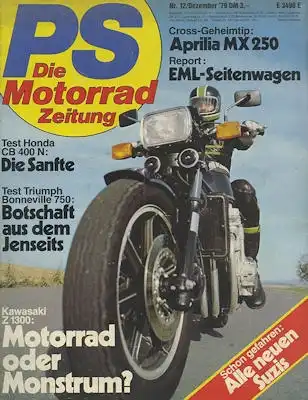 PS Die Motorradzeitung 1979 Heft 12