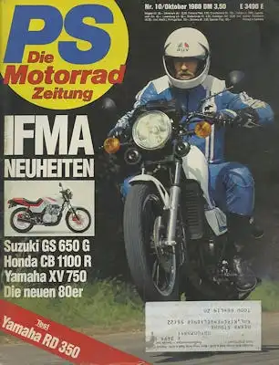 PS Die Motorradzeitung 1980 Heft 10