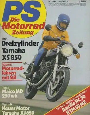 PS Die Motorradzeitung 1980 Heft 3