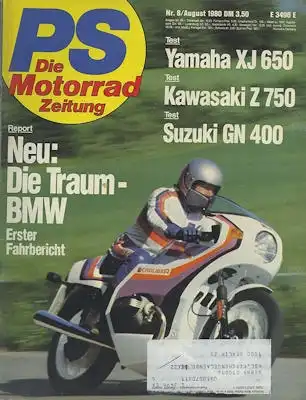 PS Die Motorradzeitung 1980 Heft 8