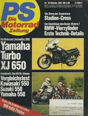 PS Die Motorradzeitung 1981 Heft 10