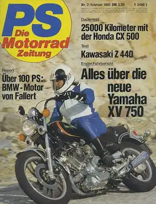 PS Die Motorradzeitung 1981 Heft 2
