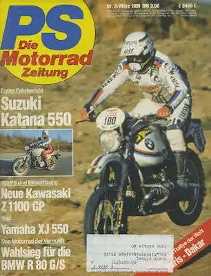 PS Die Motorradzeitung 1981 Heft 3