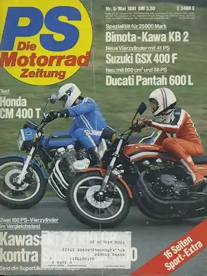 PS Die Motorradzeitung 1981 Heft 7