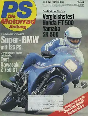 PS Die Motorradzeitung 1982 Heft 7