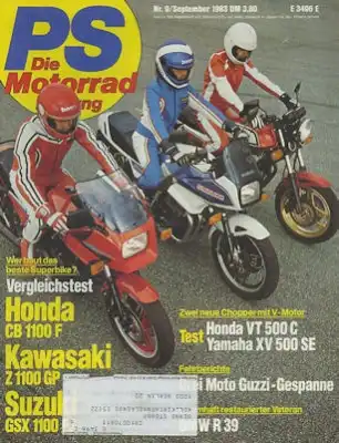 PS Die Motorradzeitung 1983 Heft 9