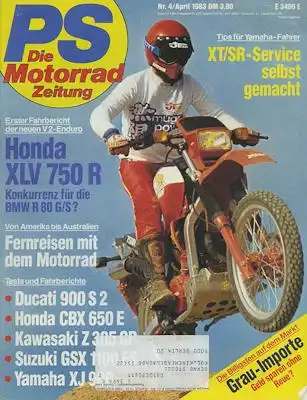 PS Die Motorradzeitung 1983 Heft 4
