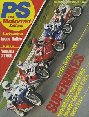 PS Die Motorradzeitung 1989 Heft 9
