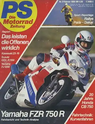 PS Die Motorradzeitung 1989 Heft 2