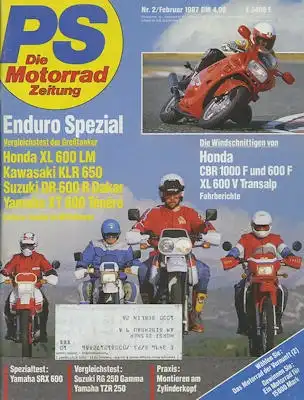 PS Die Motorradzeitung 1987 Heft 2